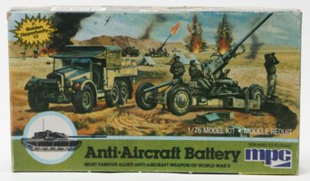 1983 MPC Anti-Aircraft Battery Model Kit 1:76 *AS IS*