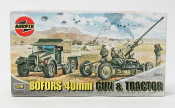 Airfix Bofors 40mm Gun & Tractor Model Kit 1:76 *AS IS*