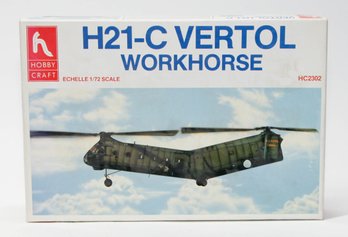 Hobby Craft H21-C Vertol Workhorse Model Kit 1:72 *AS IS*
