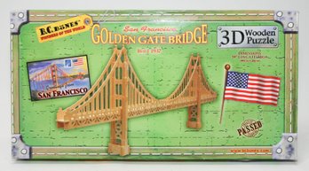 2003 B.C. Bones Golden Gate Bridge 3D Wooden Puzzle