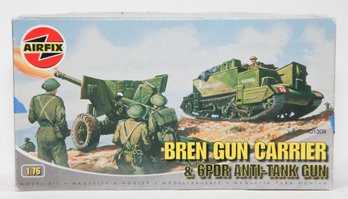 Airfix Bren Gun Carrier & 6PDR Anti-Tank Gun Model Kit 1:76 *AS IS*