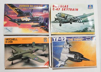 Italeri YF-12 ' The Thing', Douglas C-47 Skytrain, Mitchell B-25B And Dornier DO 217 Model Kits 1:72 *AS IS*
