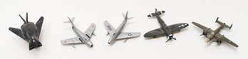 Die Cast WWII US Fighter Planes And Stealth Fighter