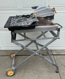 Chicago Electric Tile BrickSaw On Stand