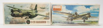 Froc Martin Marauder II B-26C And Airfix B-26 Marauder Model Kits 1:72 *AS IS*