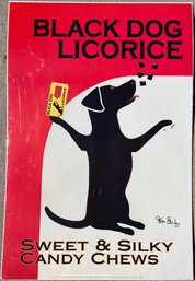 2010 Black Dog Licorice Poster (unframed)