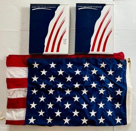 3x5 Embroidered American Flags *New*