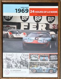2019 24 Hours Of Le Mans 1969 Poster Shelby American Ford GT40 50th Anniversary