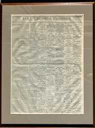 Daily Territorial Enterprise Newspaper Virginia, Nevada Sunday May 16, 1875