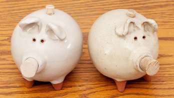 GT Morgan Aurora Co. Miniature Ceramic Piggy Banks