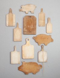 Lot Of Primitive Wooden Cutting Boards