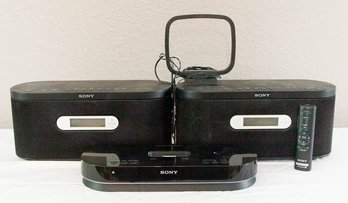 Sony Wireless Speaker System And Audio Transmitter