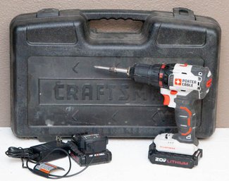 Porter Cable 20V Lithium Brushless Drill With Craftsman Case