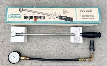 Vintage Craftsman 0-150 Ft Lb Torque Wrench New In Box