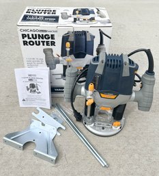 Chicago Electric Corded Plunge Router In Box