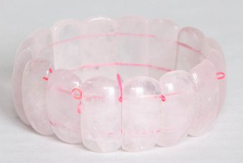 Malagasy Galilea Rose Quartz Stretchable Bracelet