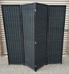 Lime Green One Side 4 Panel Privacy Screen