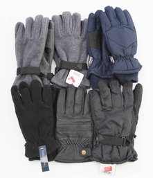 Lot Of Mens Winter Gloves New With Tags