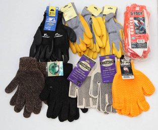 Lot Of Work And Garden Gloves New With Tags
