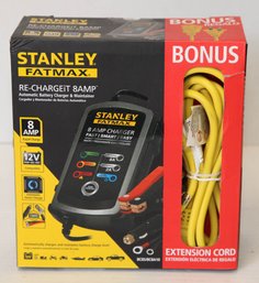 Stanley FatMax 8AMP Battery Charger And Maintainer