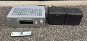 Sony FM STEREO/FM-AM RECEIVER STR-K700 With Speakers