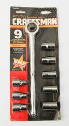 Craftsman 9pc 1/2' Metric Socket Wrench Set