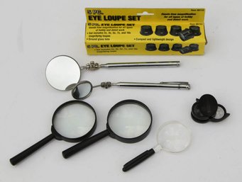 Lot Of Optical Items Including Eye Loop Set