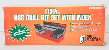 Drill Master Drill Bit Set With Index (missing A Few)