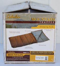 Cabela's Mountain Trapper Sleeping Bag 34'x80' New In Box
