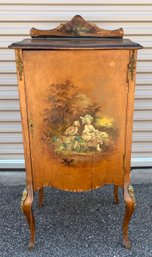 Antique Hand Painted Music Box