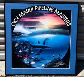 Oioi Marui Pipeline Masters Hawaii Poster