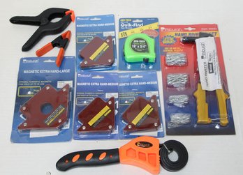Lot Of Tools Including Pittsburgh Magnets And Hand Riveting Set New In Package