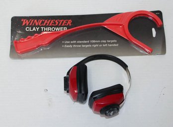 Winchester Clay Thrower And Ear Protection