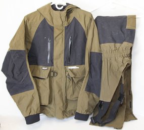 Gander Mtn. Men's Green/black Jacket And Bibs Size Medium