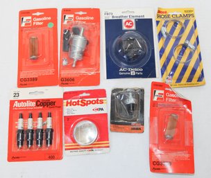 Lot Of Car Items Including Breather Element And Gasoline Filter New In Package