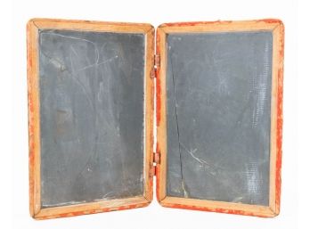 Late 1800s Strap Hinged Student Writing  Board