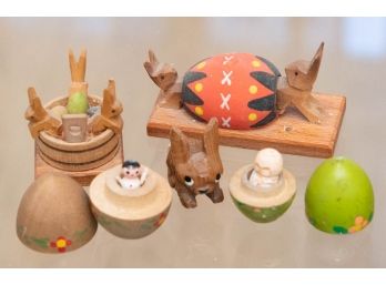 Wooden  Easter Themed Miniatures