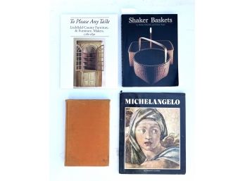 Shaker Baskets, Michelangelo, To Please Any Taste And Early American Furniture Makers Books