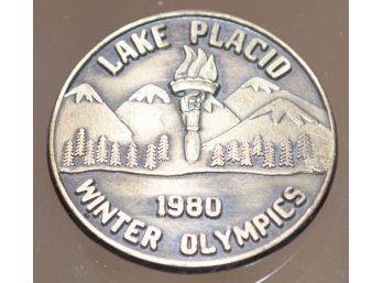 1980 Lake Placid Winter Olympics Belt Buckle