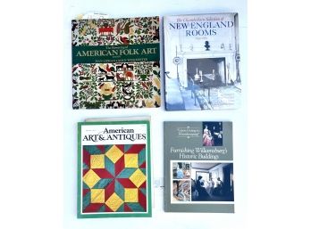Art & Antiques, American Folk Art, New England Homes And Furnishing Williamsburg Books