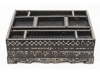 Antique Indian Writing Box With Inlay