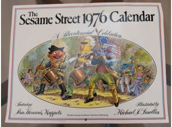 1970s Sesame Street 1976 Calendar Bicentennial Celebration