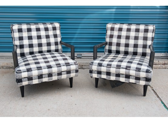 Pair Of Easy Lounge Chairs Believed To Be Harvey Probber