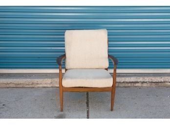 Mid Century Teak Lounge Chair Believed To Be Grete Jalk