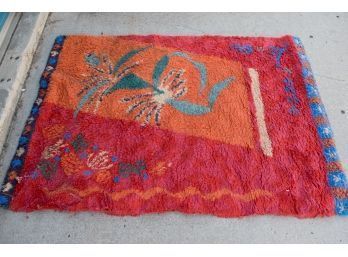 1960s Ege Rya Deluxe Danish Shag Dancing Queen Rug