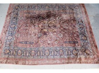 Vintage Persian Style Combed Cotton Area Rug