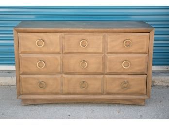 1950s T.H. Robsjohn Gibbings For Widdicomb 9 Drawer Dresser