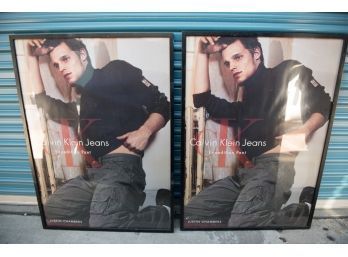 Justin Chambers Calvin Klein Jeans Framed Posters