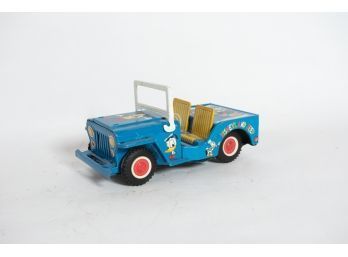 1950s Marx Tin Litho Disneyland Jeep 10'L