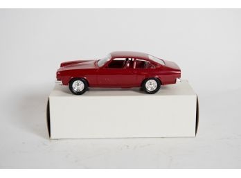 1977 Medium Red Vega Plastic Promo Car